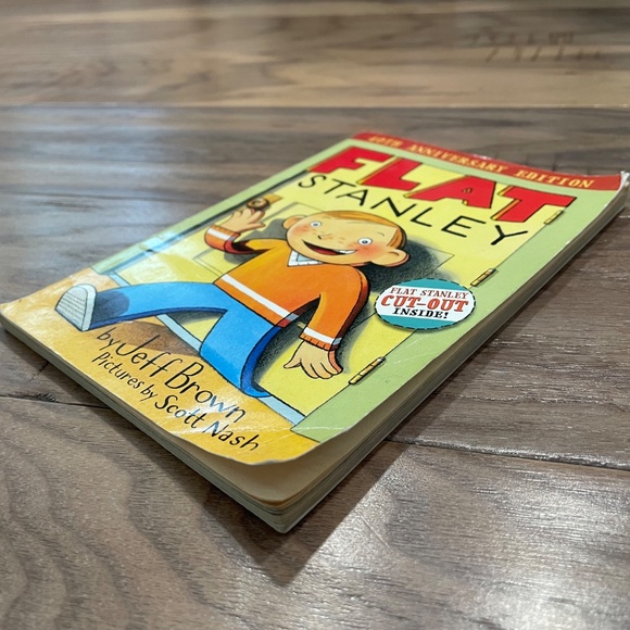 "Flat Stanley" 40th Anniversary Edition Paperback Book - Picture 7 of 7
